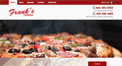 Desktop Screenshot of franksnewyorkpizza.com